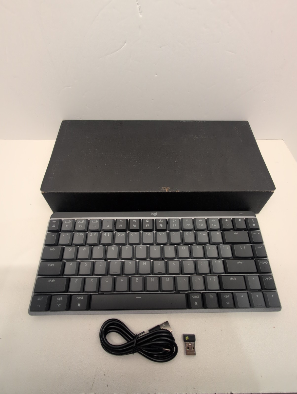 Logitech MX Mechanical Mini For Mac TKL Keyboard Tactile Quiet Switch W/ Dongle