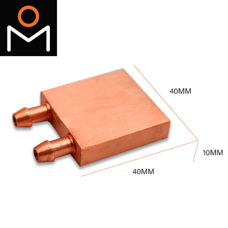 Solid Copper Universal CPU GPU North Bridge Water Block 40*40 40*80 For Processor