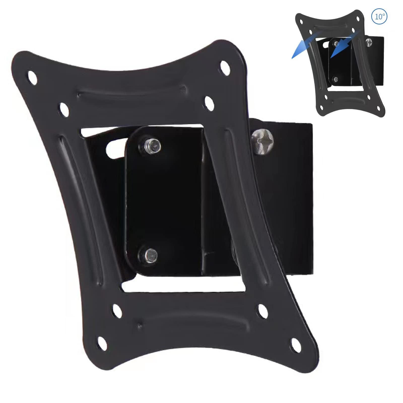 Tilting TV Wall Mount Monitor Camper 14-24 Inch LED LCD Black