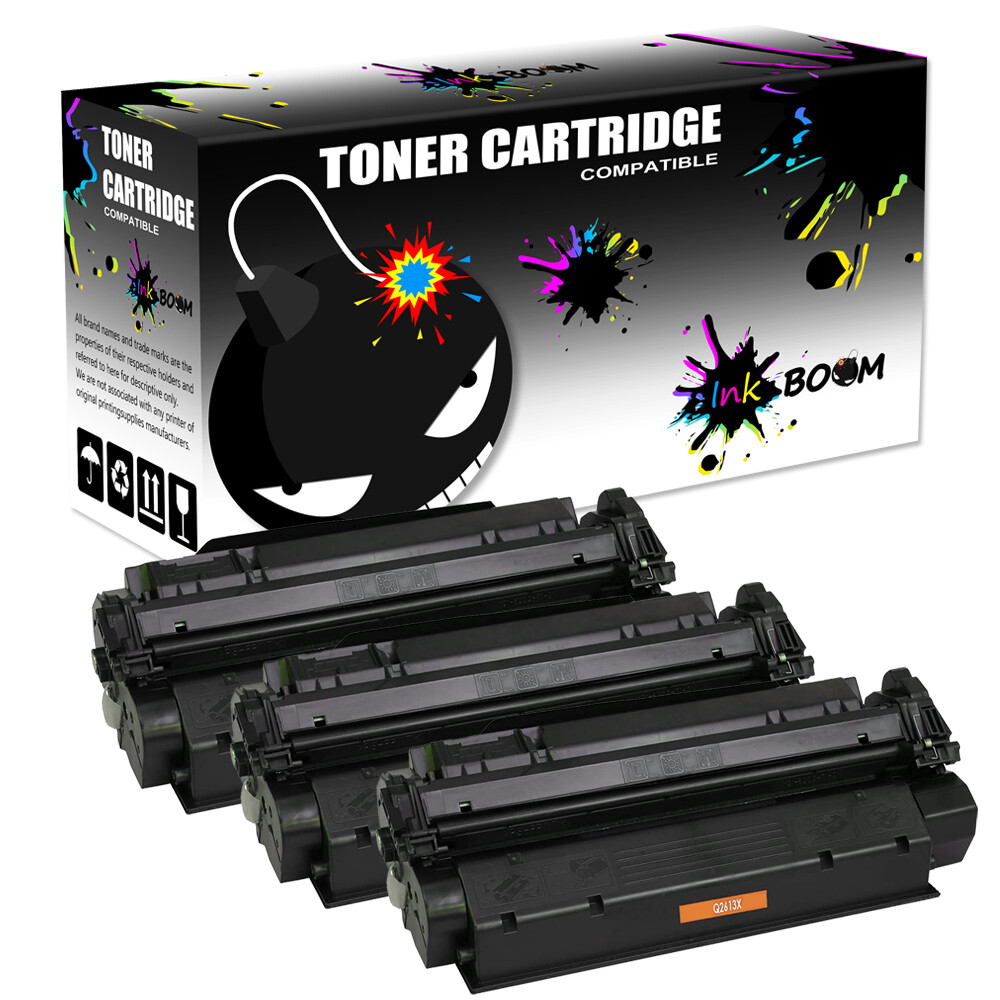 3 Toner Cartridge replace for HP Q2613X 4000 Pages LaserJet 1300 1300N 1300XI