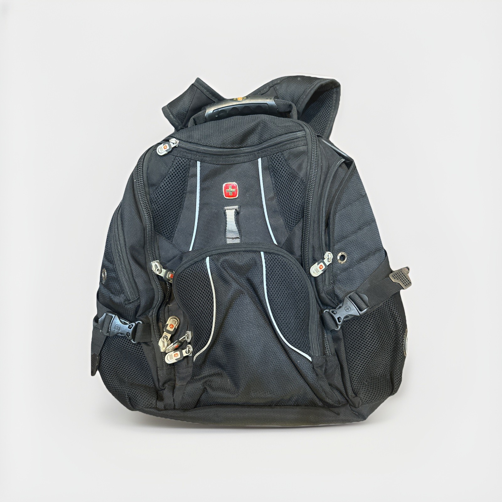SWISSGEAR 1900-17" Laptop Backpack Black/Gray Wenger Legend ScanSmart