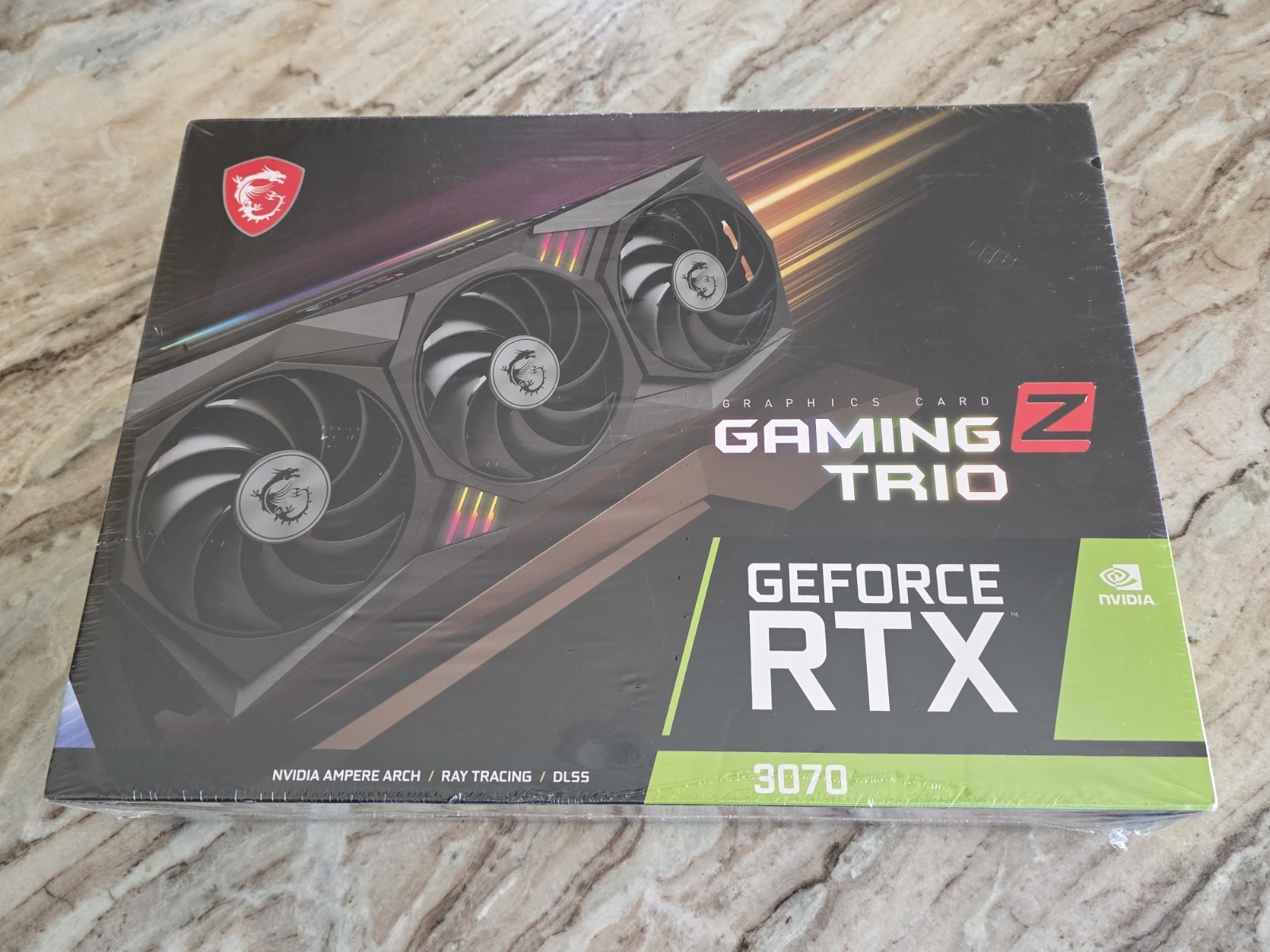 SEALED MSI GeForce RTX 3070 GAMING Z Trio LHR 8GB GDDR6 Graphics Card ...
