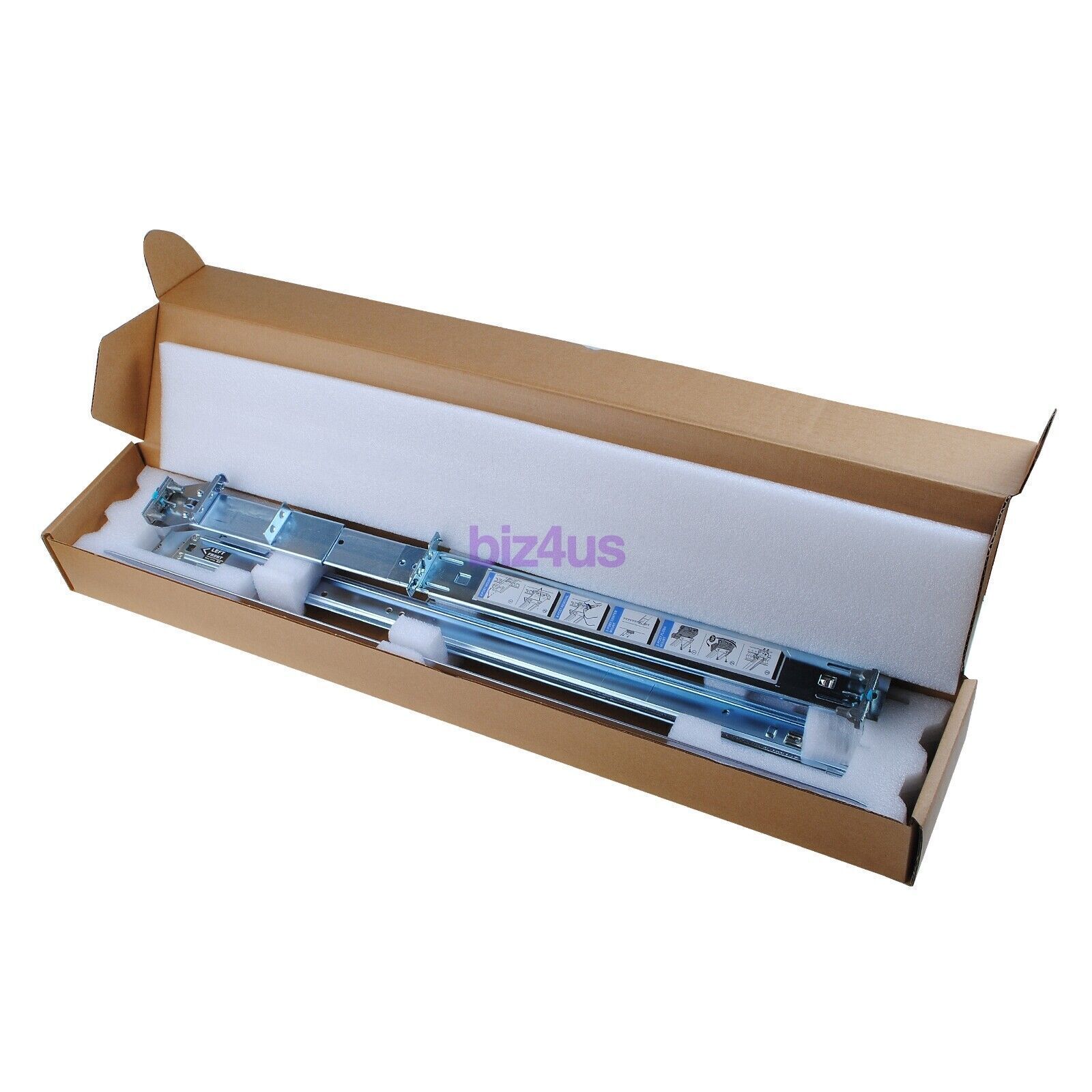 Dell H872R PowerEdge R510 R520 R720 R730 R730xd R540 R740 R740xd Static Rail Kit
