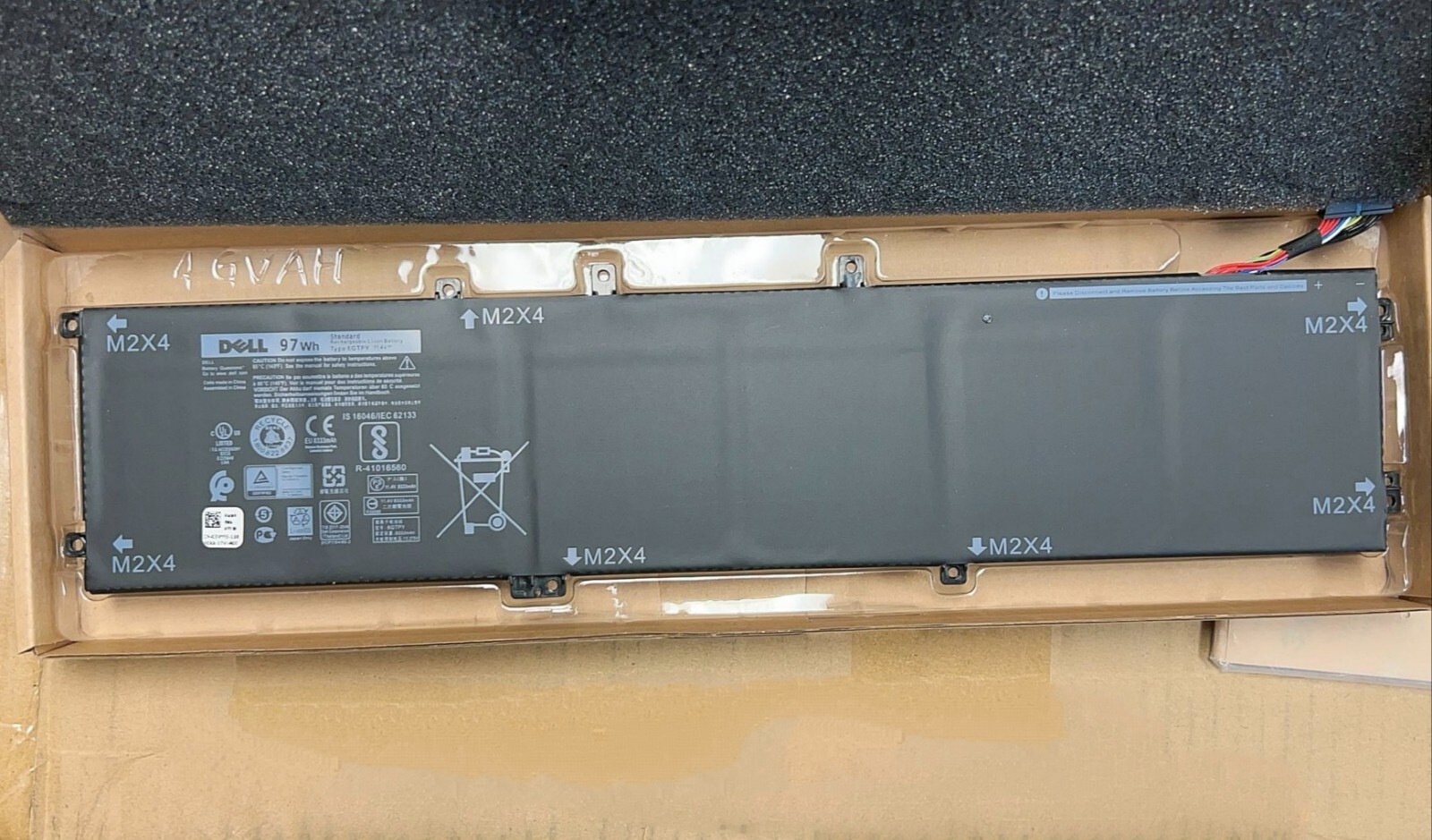 OEM 6GTPY Battery for Dell XPS 15 9570 9560 9550 7590 Precsion 5530 5520 5510
