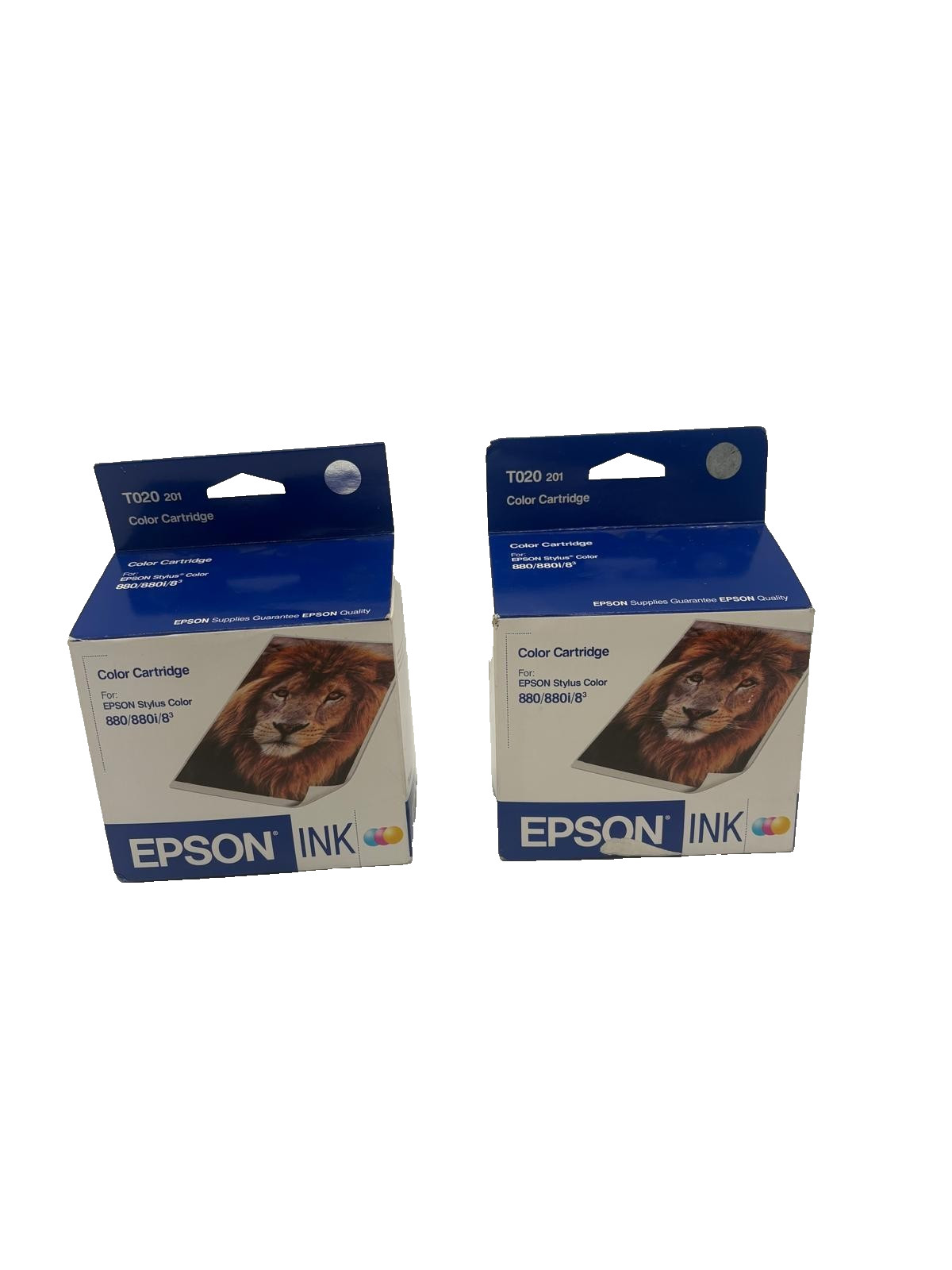 Pack Of 2 Epson T020 201 Color Ink Cartridge for Stylus 880 880i