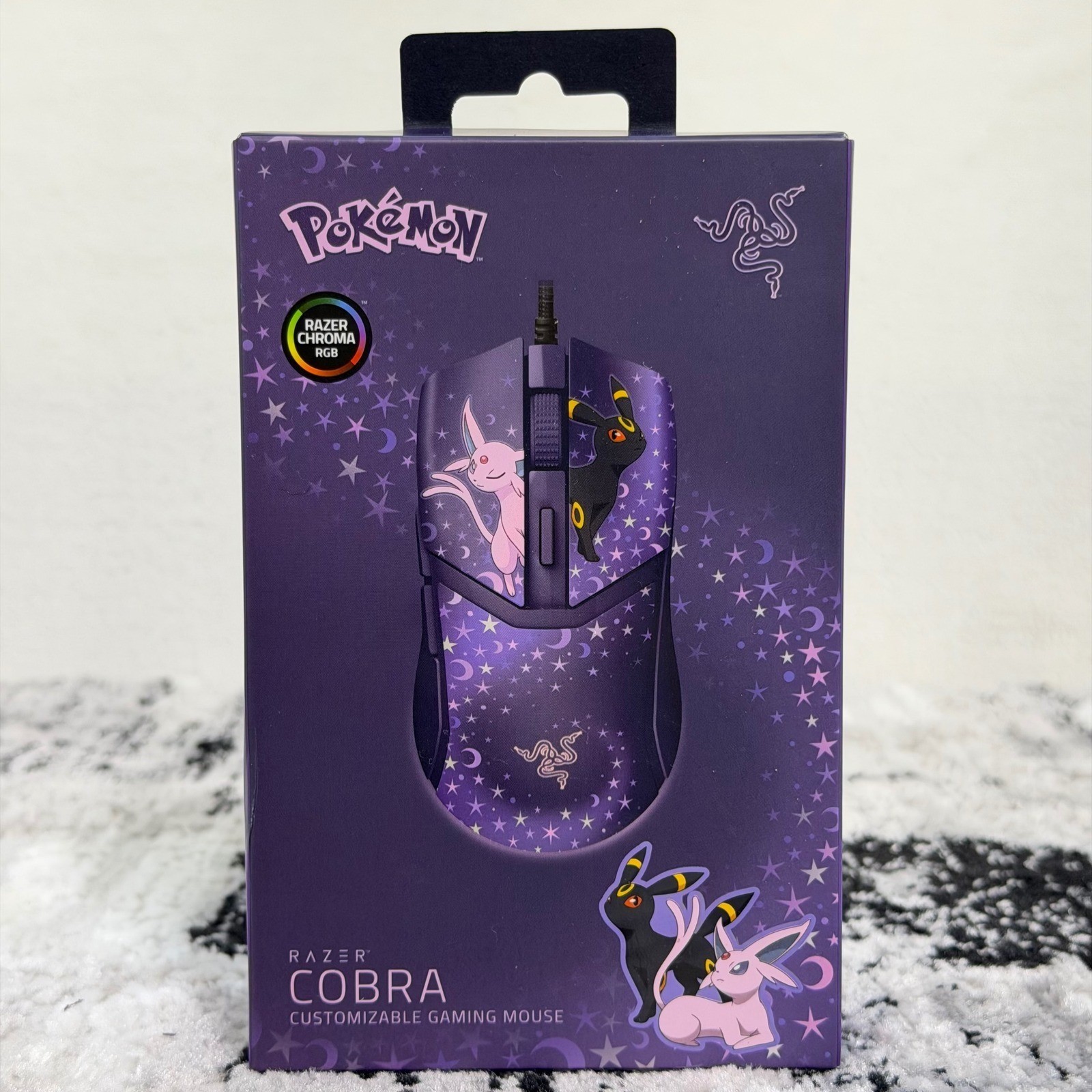 Razer Cobra Pokemon Edition Gaming Mouse Umbreon Espeon Chroma RGB SHIP NOW