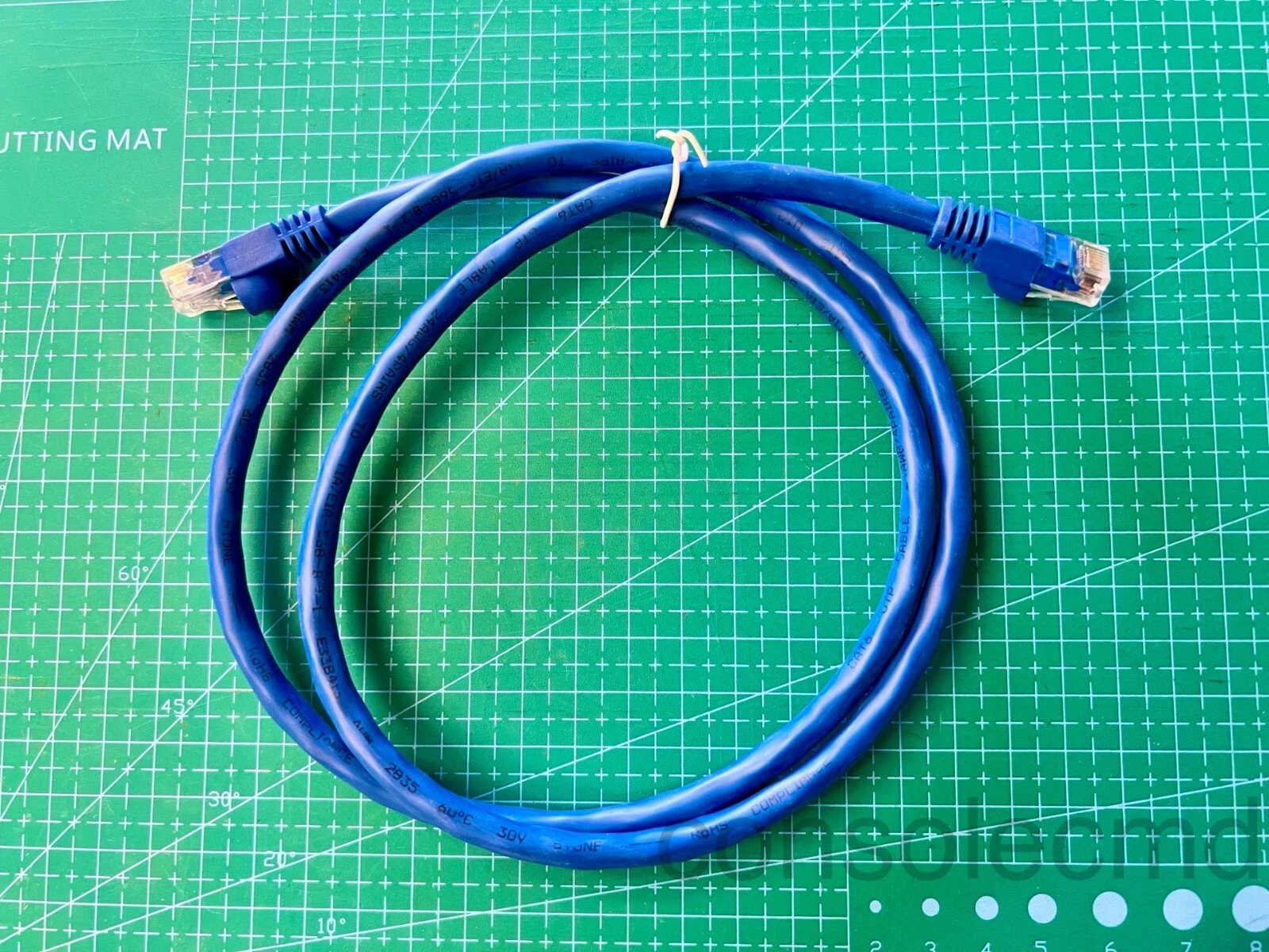 LOT of 10pcs Cat6 UTP Ethernet Network Patch Cable + Boot,RJ45, 3ft (0.9m), Blue