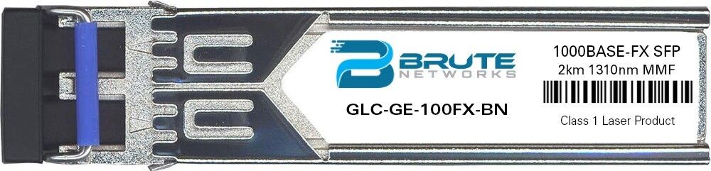 Cisco Compatible GLC-GE-100FX - 100BASE-FX 2km MMF 1310nm SFP Transceiver