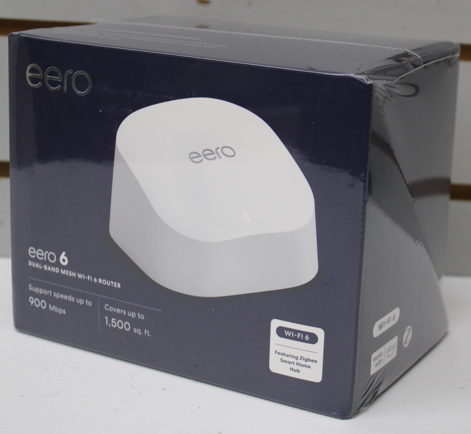 eero 6 Dual-band Mesh Wi-Fi 6 Router  N010111  Supports Speed up to 900 Mbps