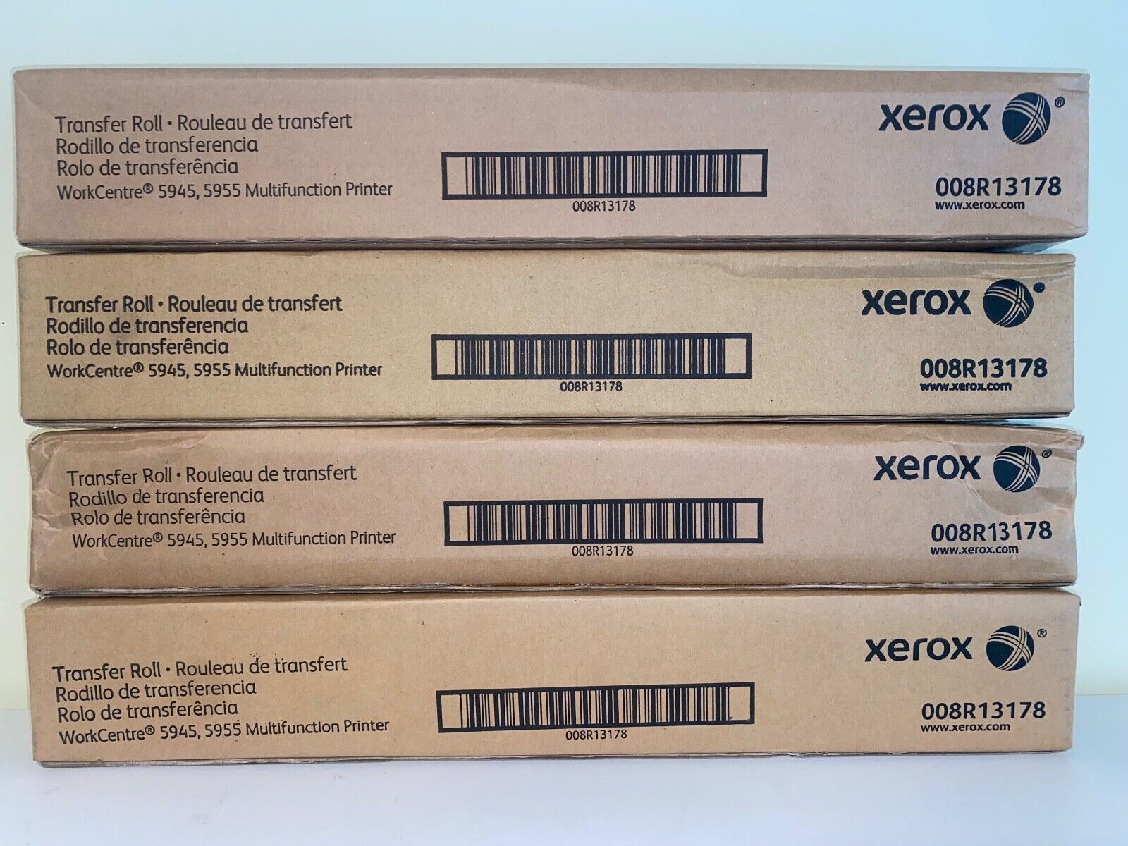 [Lot of 4] Genuine Xerox 008R13178 Transfer Roll WorkCentre 5945 5955 New