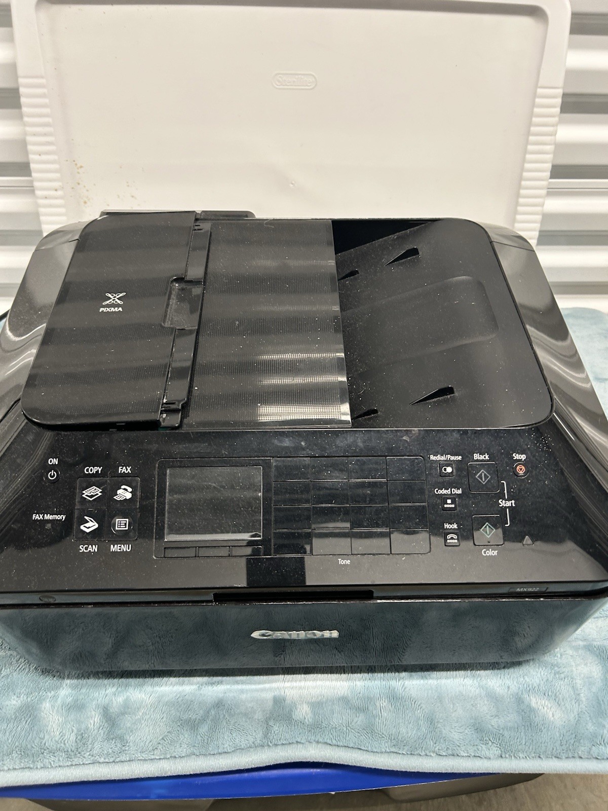 Canon PIXMA MX922 Wireless All-in-One Printer Copy Scanner Fax Photo WITH INK 