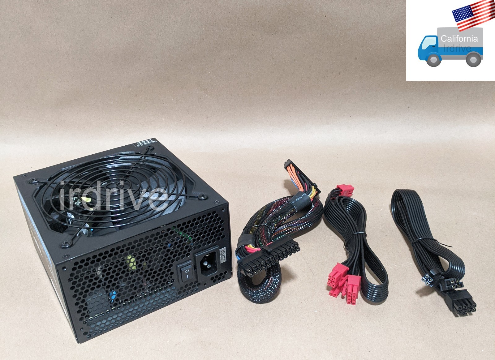 PowerSpec® 750W 80plus Gold 2x PCIE,20+4 Main,4+4 CPU Plugs Only Power Supply PS