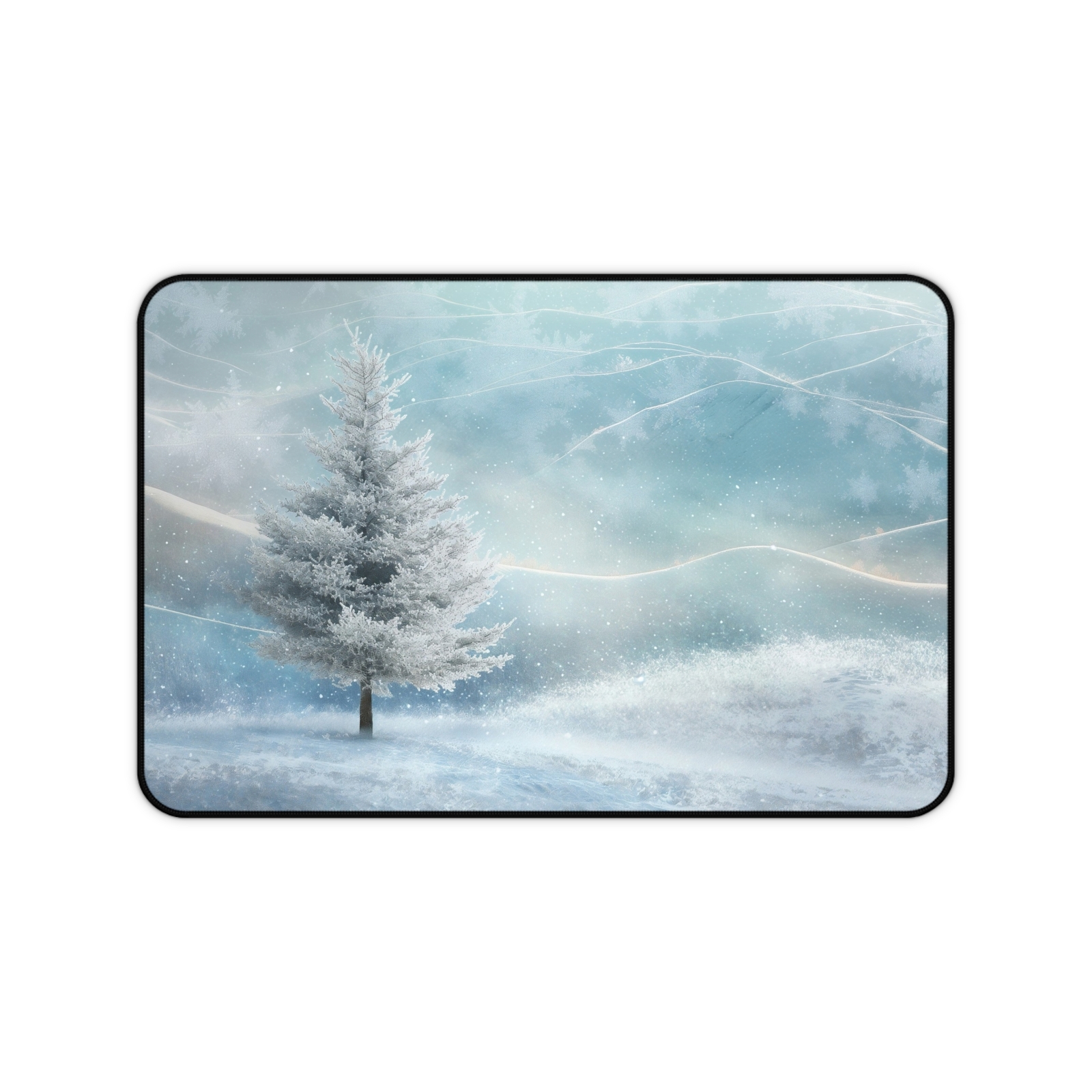 Winter Frost Tree Large Desk Mat Mouse Pad – Choose from 3 Sizes