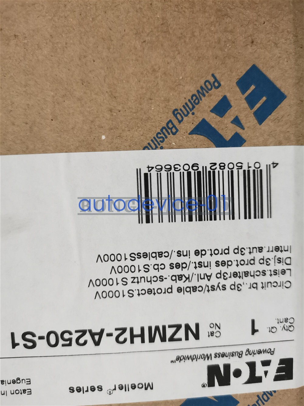 NEW 1PCS  Circuit breaker NZMH2-A250-S1 DHL/FedEx