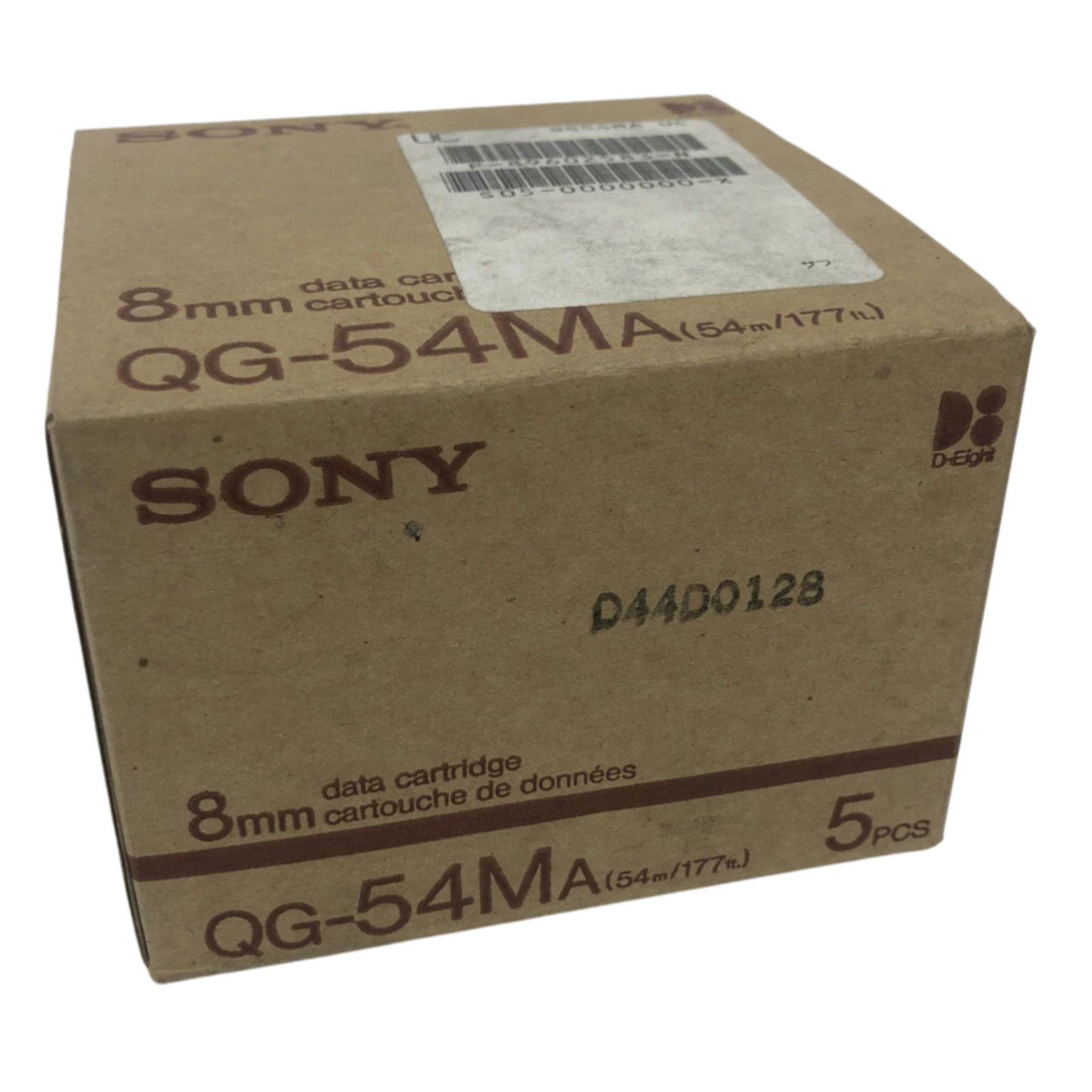 5 pack Sony 8mm Computer Grade Data Cartridges 8mm 54M QG54M A Japan - FSTSHP
