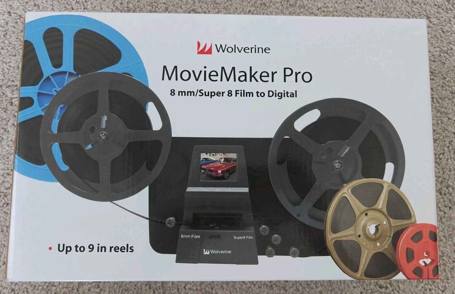 Wolverine MovieMaker PRO 8mm & Super 8 Reels to Digital Film Digitizer