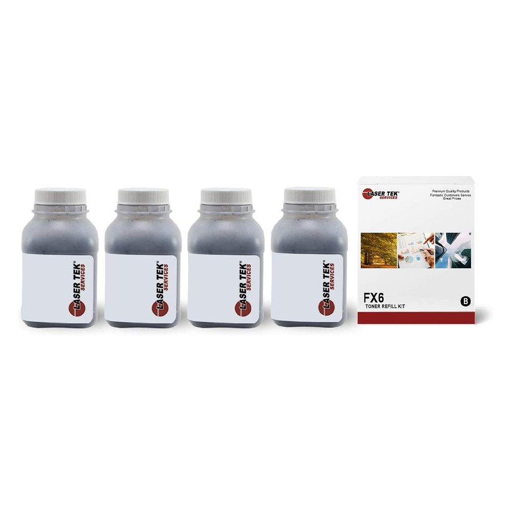 4Pk LTS Black Toner Refill Kit Compatible for Canon LaserCLASS 3170 3175
