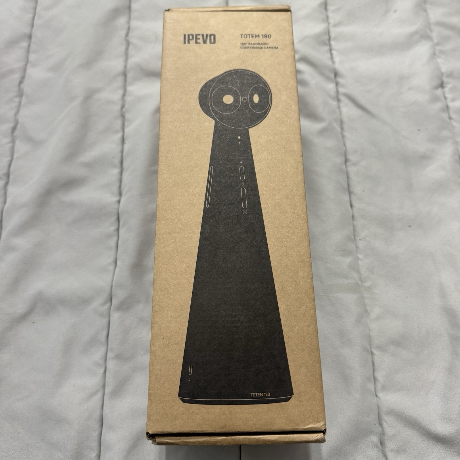 IPEVO TOTEM 180 Degree Panoramic 4K Conference Camera  Black