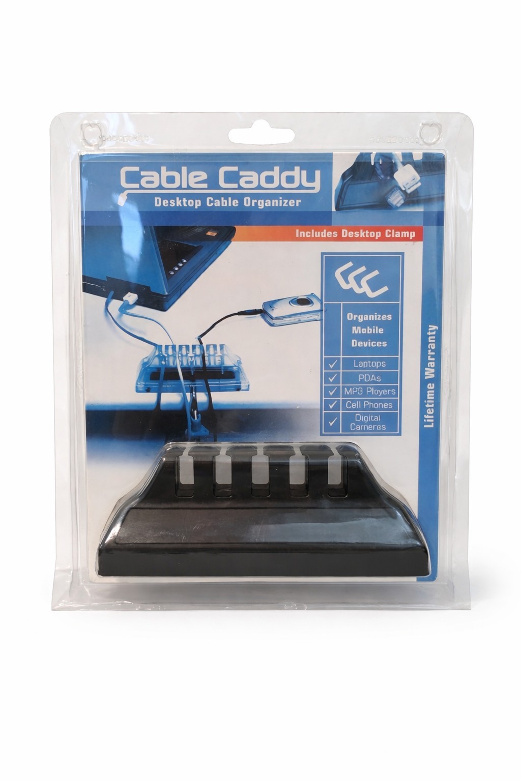 CABLE CADDY Desktop Cable Organizer Mobile Device 