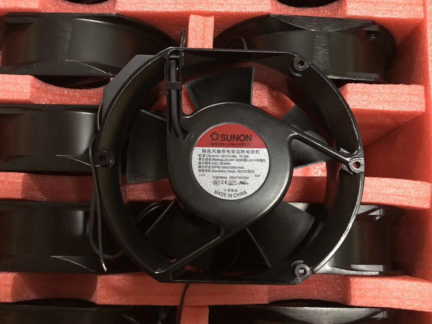 1PCS SUNON A2175-HBL TC.GN Axial Fan 17251 AC 220V Capacitor Cooling Fan