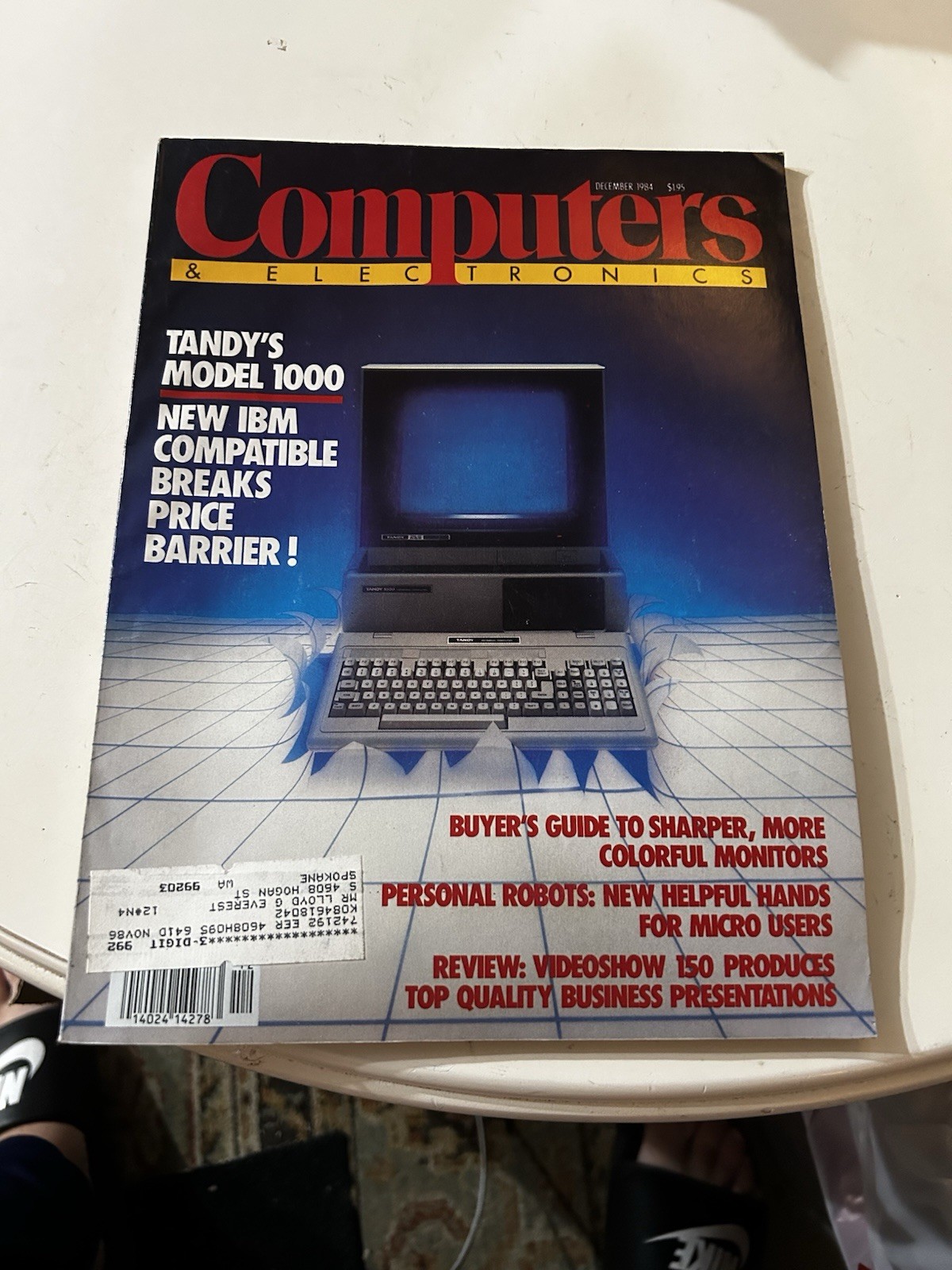 Computers & Electronics Magazine December 1984 Tandy 1000 IBM PC Vintage