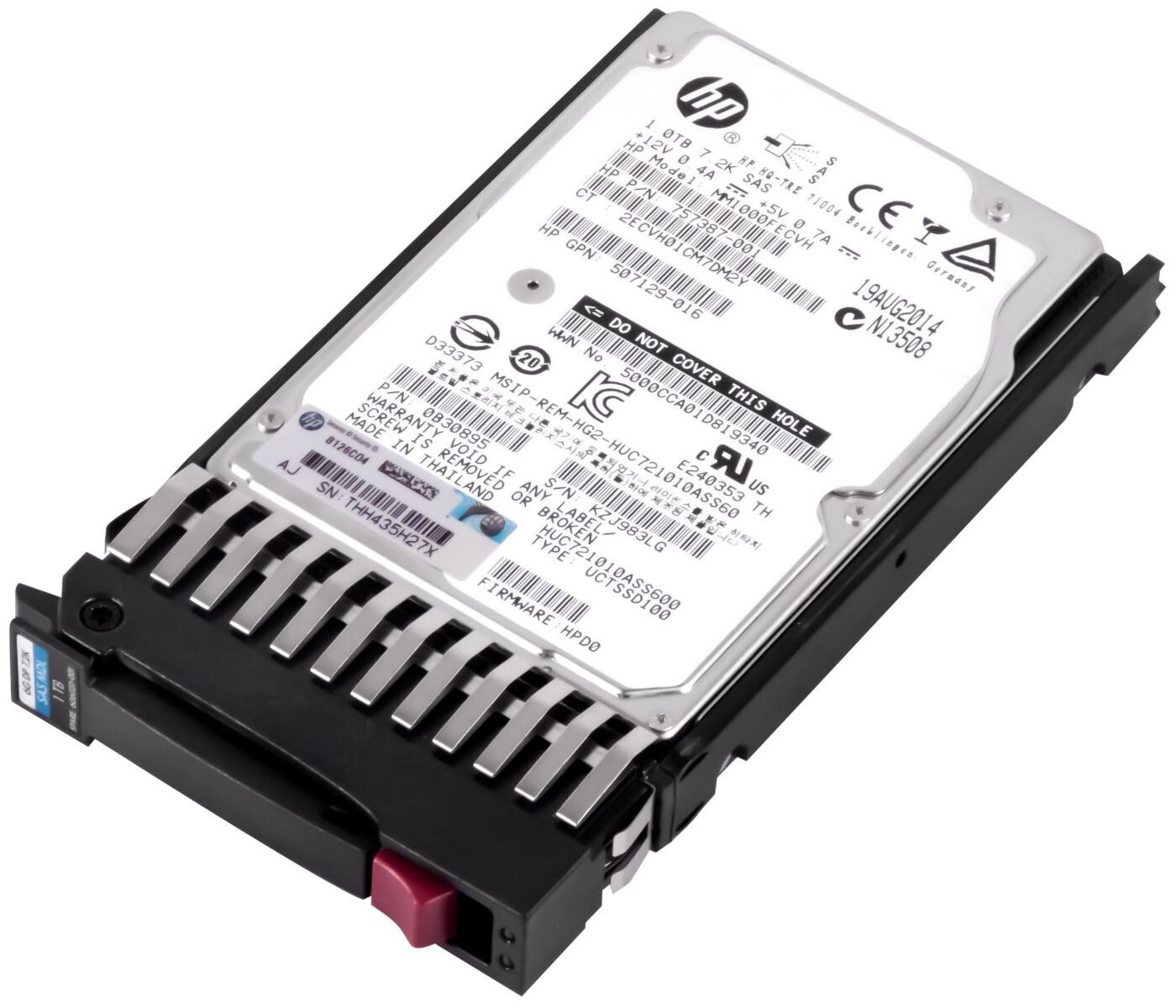 HARD DRIVE HP MM1000FECVH 757387-001 HUC721010ASS600 1TB 7200RPM 16MB SAS 2.5"