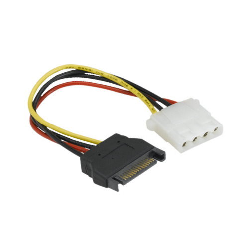 7" SATA to 5.25" Molex Converter Cable Power Cord for HDD PC ATX Power Supply UL