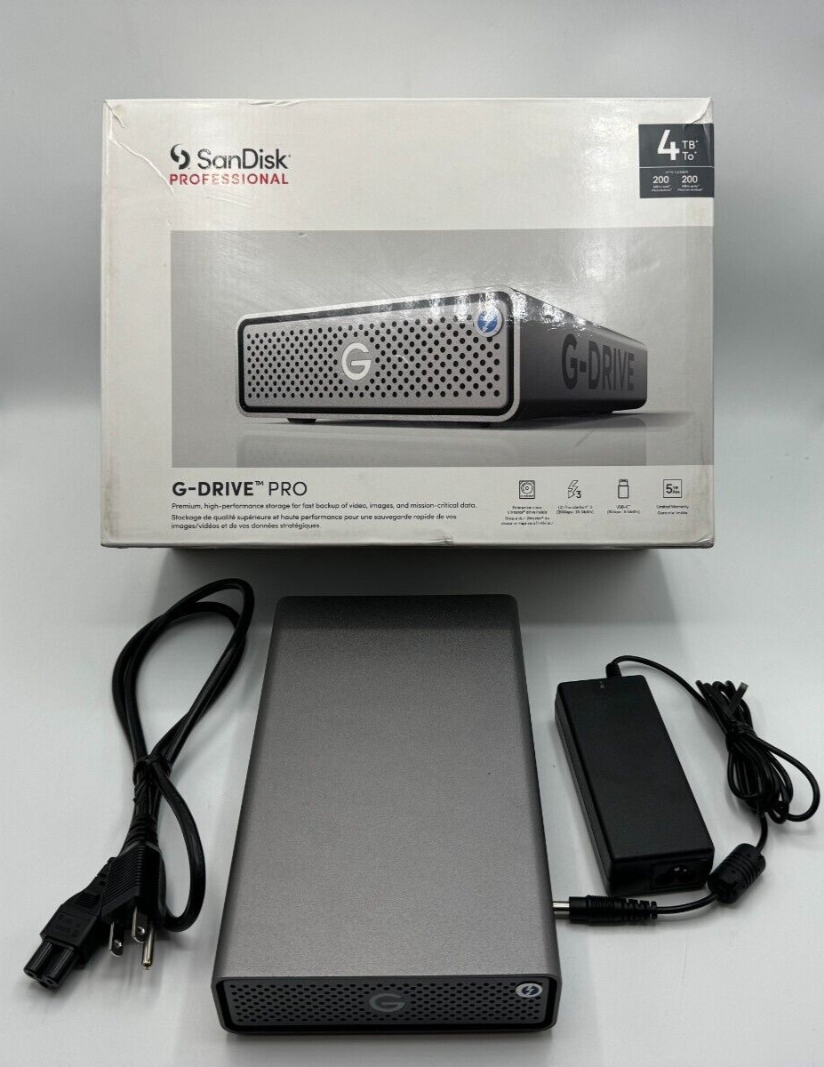 SanDisk Professional 4TB G-DRIVE ArmorATD USB-C 3.2 Gen 1 External Hard Drive