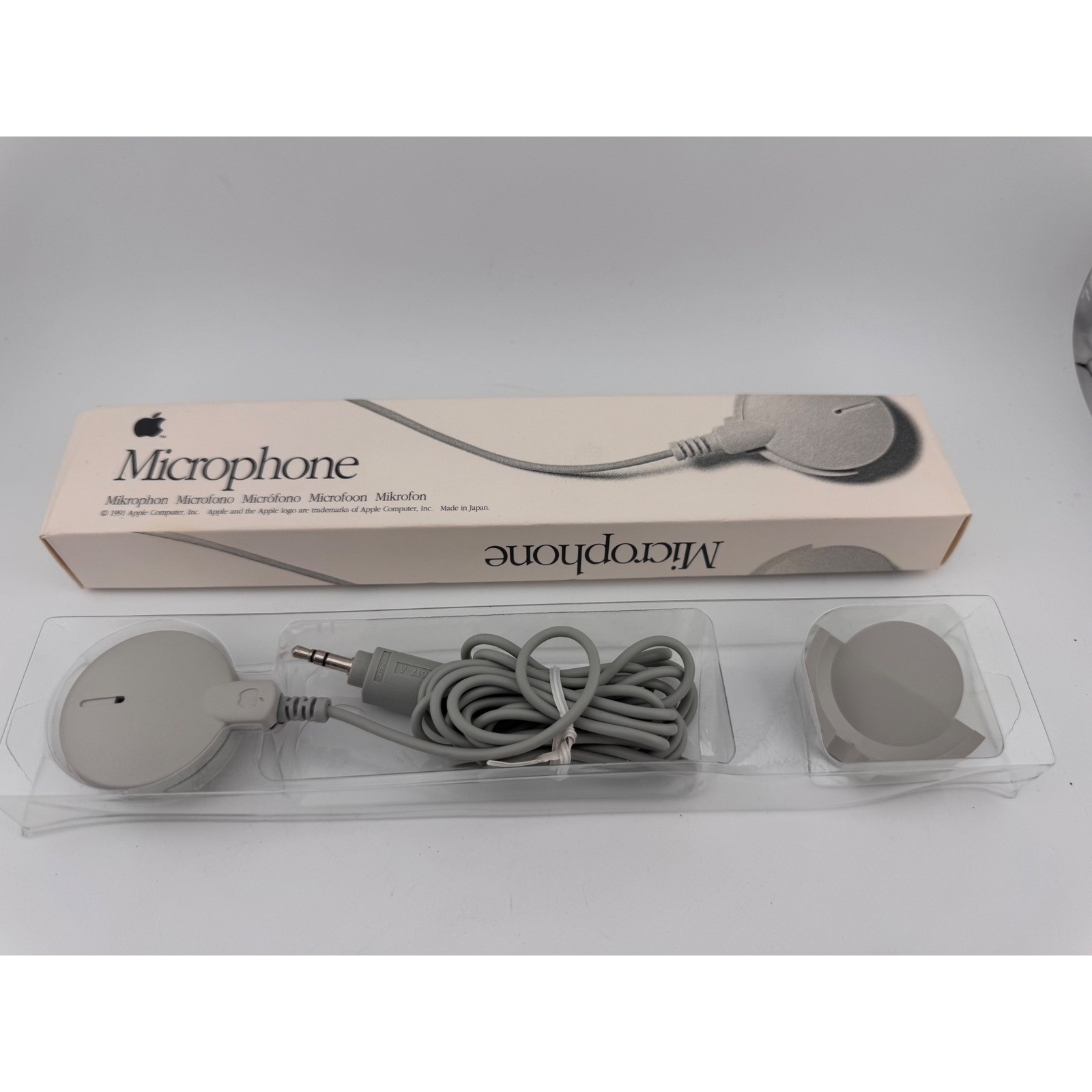 Apple Microphone 699-5103-A Vintage Retro Macintosh Audio Recording