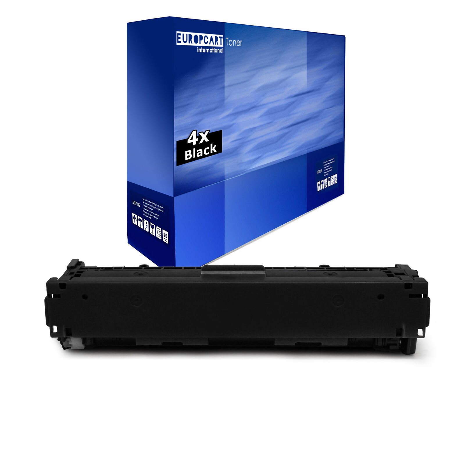 4x Europccart Toner BLACK XXL Alternative for HP Color Pro MFP M-281-fw M-281-fdw