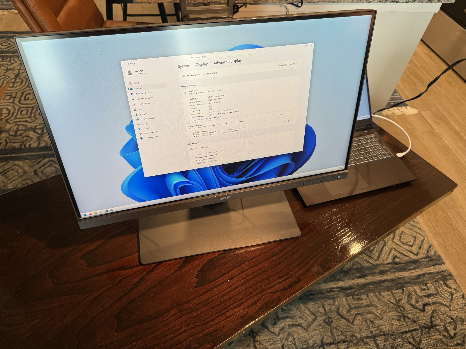 BenQ SW270C 2k Photo Editing Monitor USBC