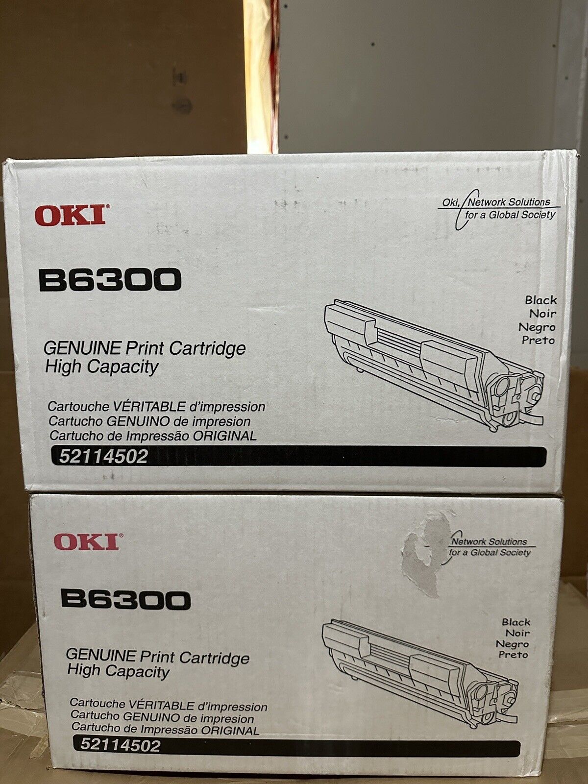 OKI 52114502 B6300 B6300DN B6300N B6300NMX Toner Cartridge Black