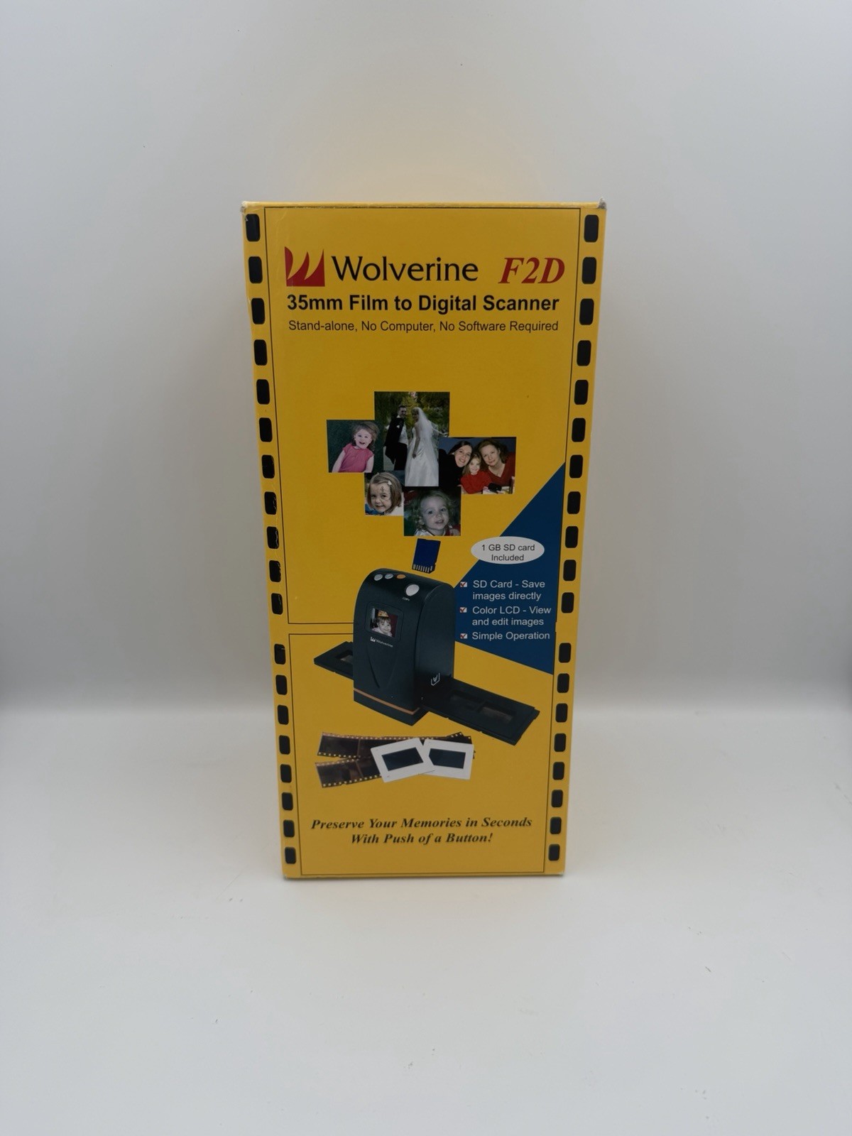 Wolverine F2D 35MM Slides & Negatives Film To Digital Image Converter RED Tested