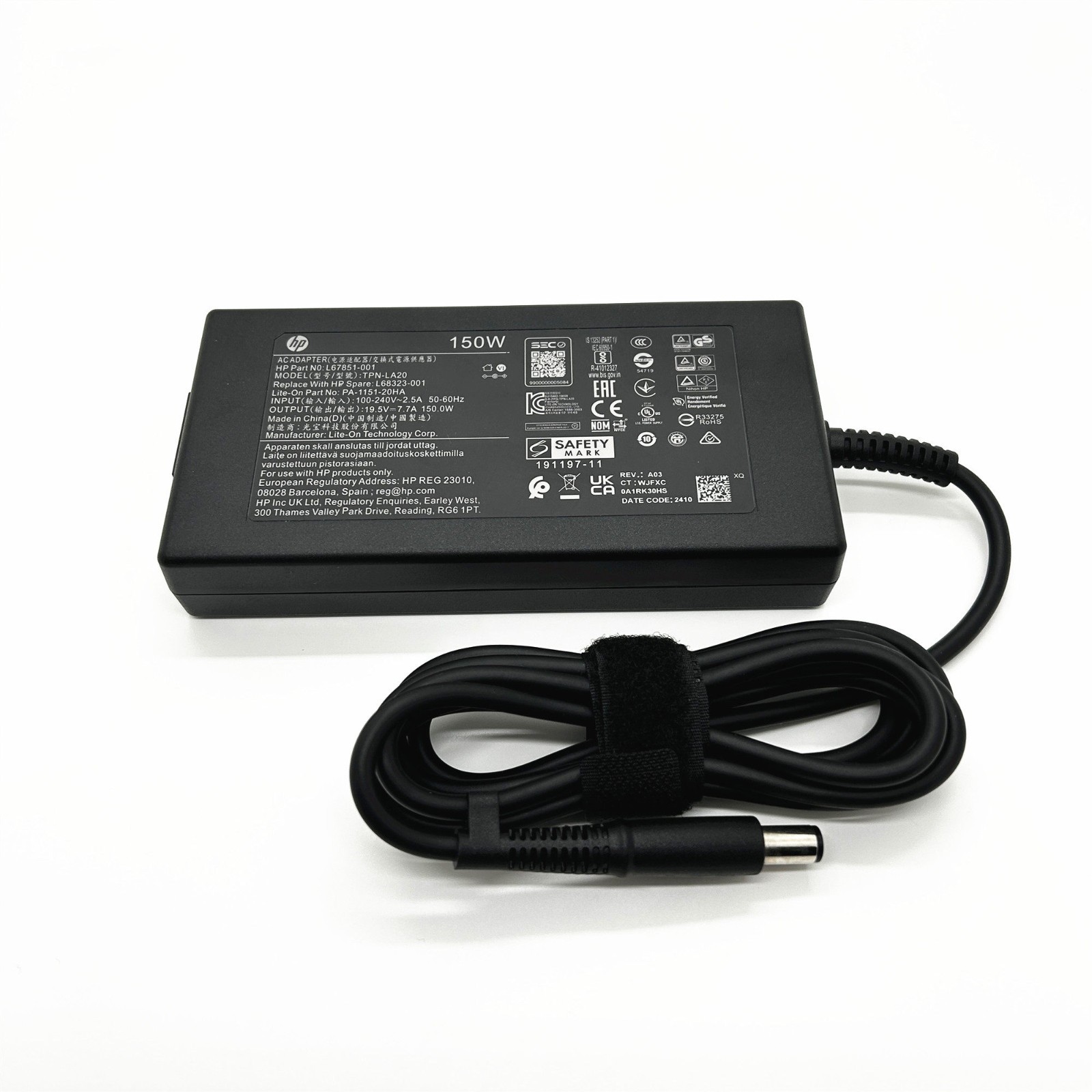 Original HP 19.5V 7.7A 150W TPN-LA20 AC Power Adapter Charger For HP Pavilion 24