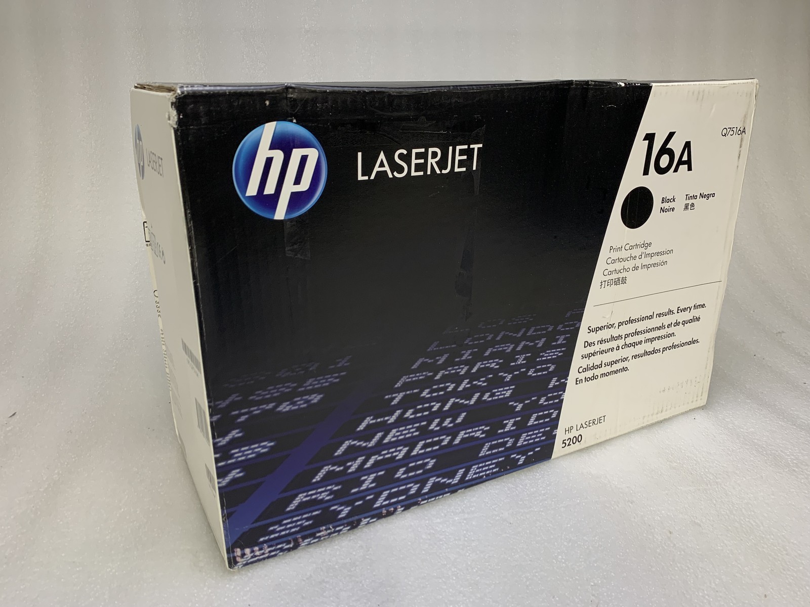 HP 16A Black Toner Cartridge | Works with HP LaserJet 5200 Series | Q7516A