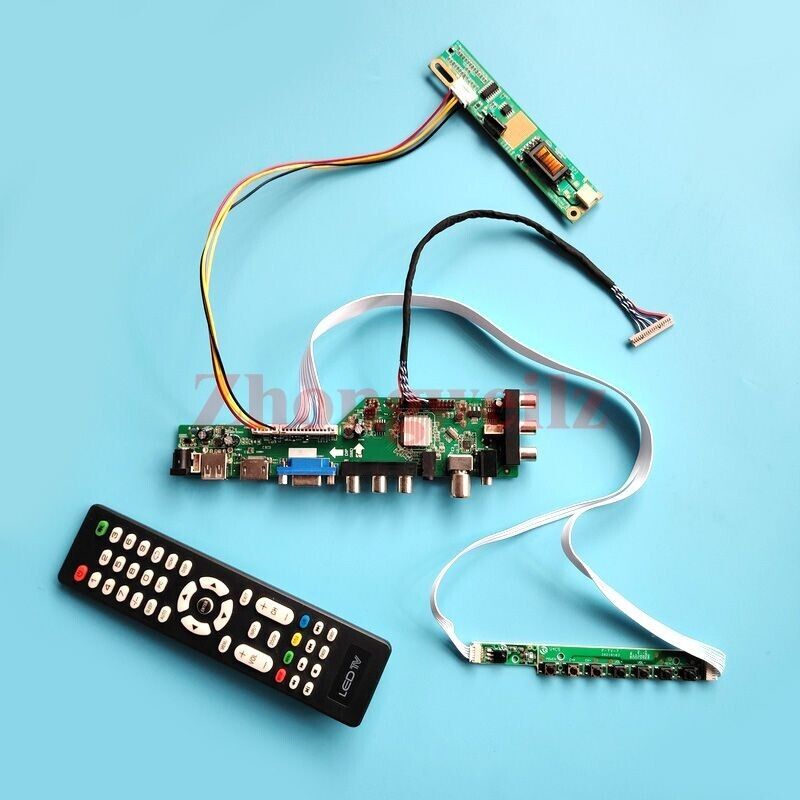 For L141X1/L141X2 1024x768 1-CCFL USB AV HDMI LVDS 20Pin DVB-T2 Driver Board Kit