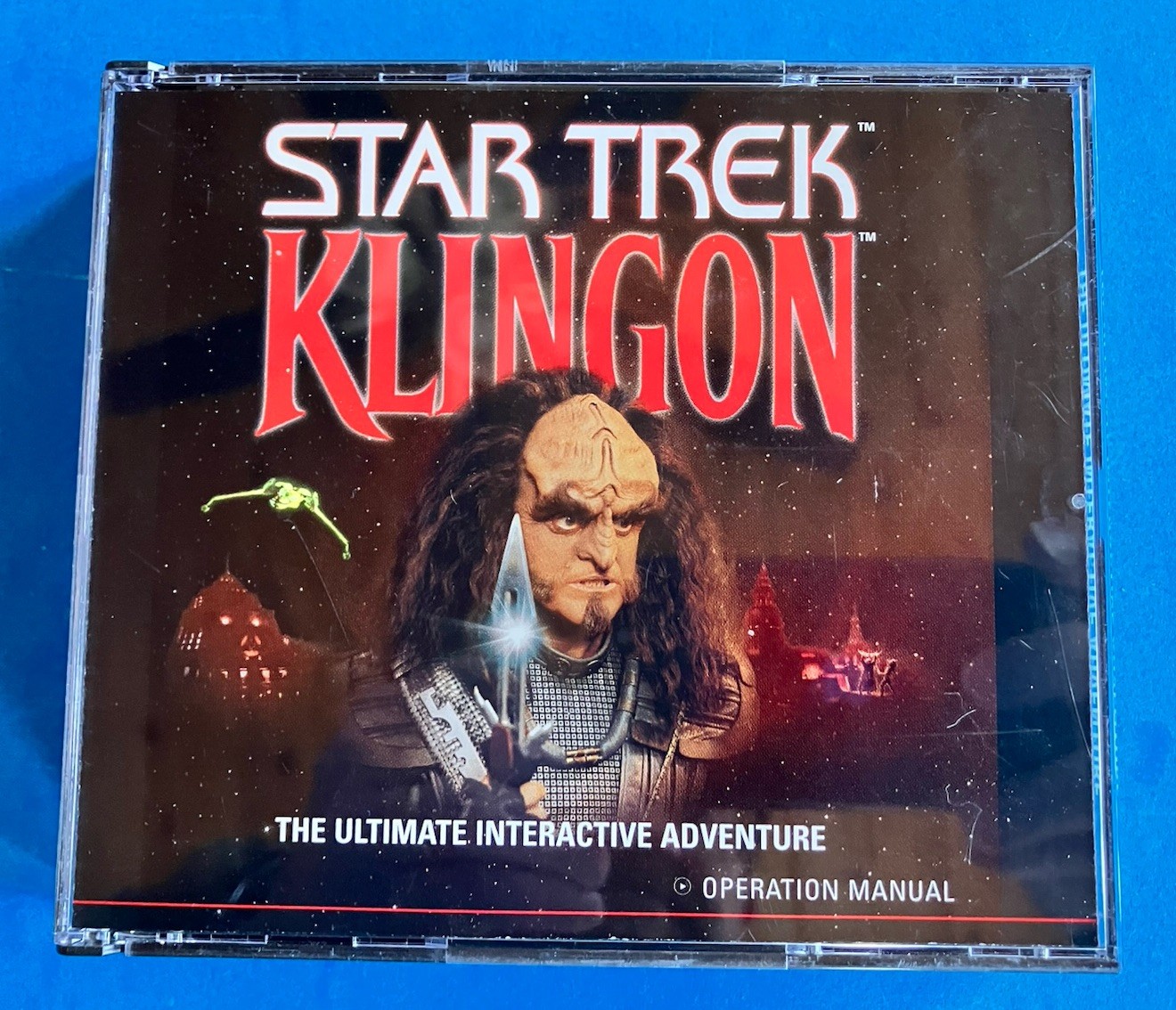Star Trek KLINGON PC CD-ROM 3 Disk + Manual Ultimate Interactive Adventure