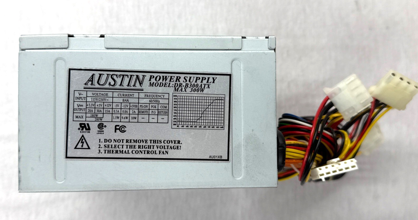 Austin DR-B300ATX/MAX 300W Desktop Computer Power Supply