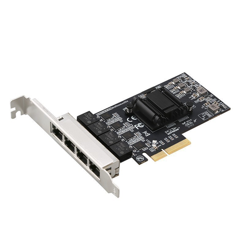 4 port 2.5Gbps PCIe Network Card 10/100/1000M/2.5G Ethernet Network Adapter Card