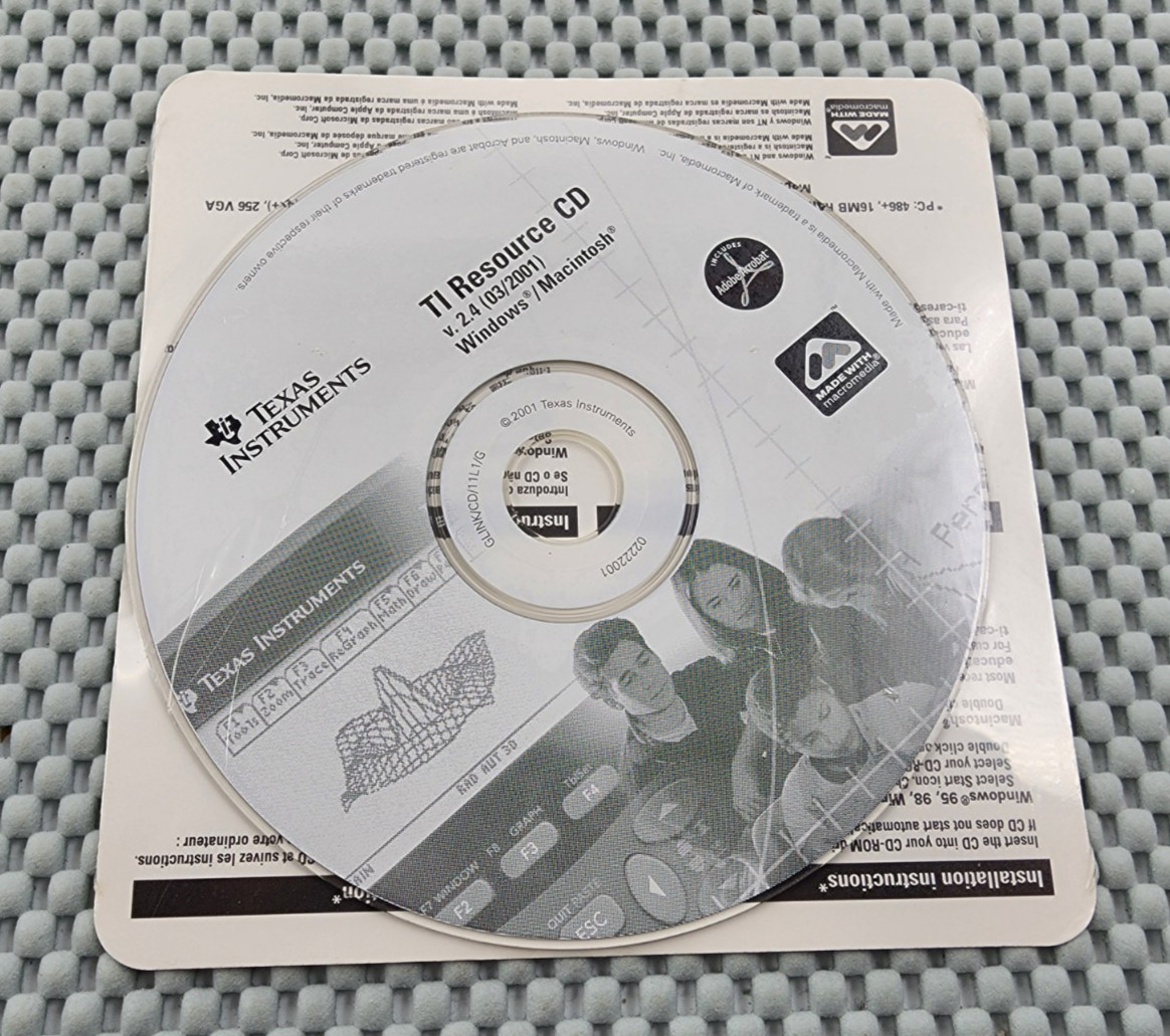 TI Resource CD v2.4 03/2001 Texas Instruments Windows Macintosh New Sealed