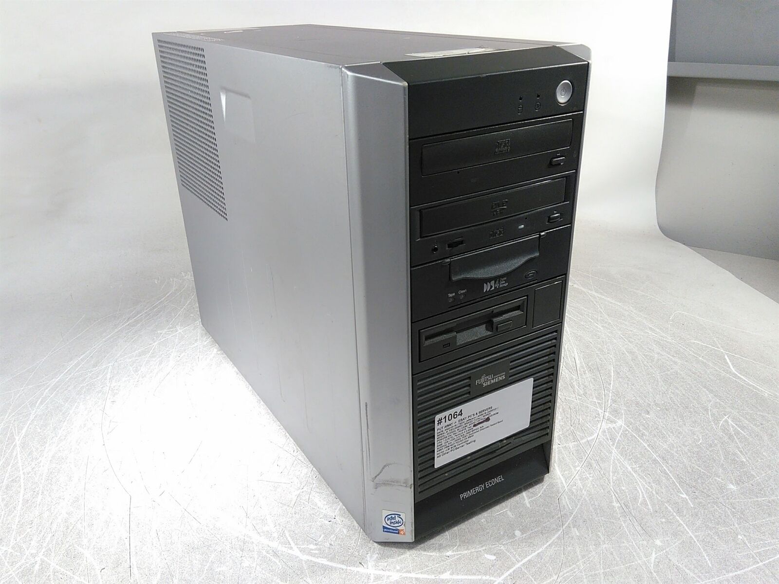 Fujitsu Siemens Primergy ECONEL 30 Tower Intel Pentium 4 2.4GHz 1GB 0HD Boots