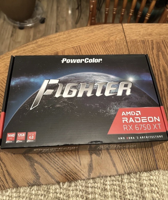 PowerColor Fighter AMD Radeon RX 6750 XT 12GB GDDR6