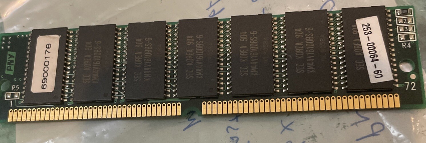 PNY 69000176 253-20064-60 DRAM MEMORY MODULE