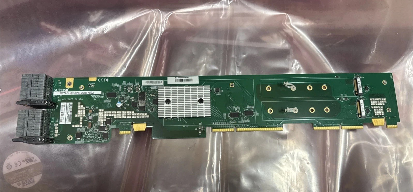SuperMicro BPN-6S3008N3-2UB-NI22 Adapter Board