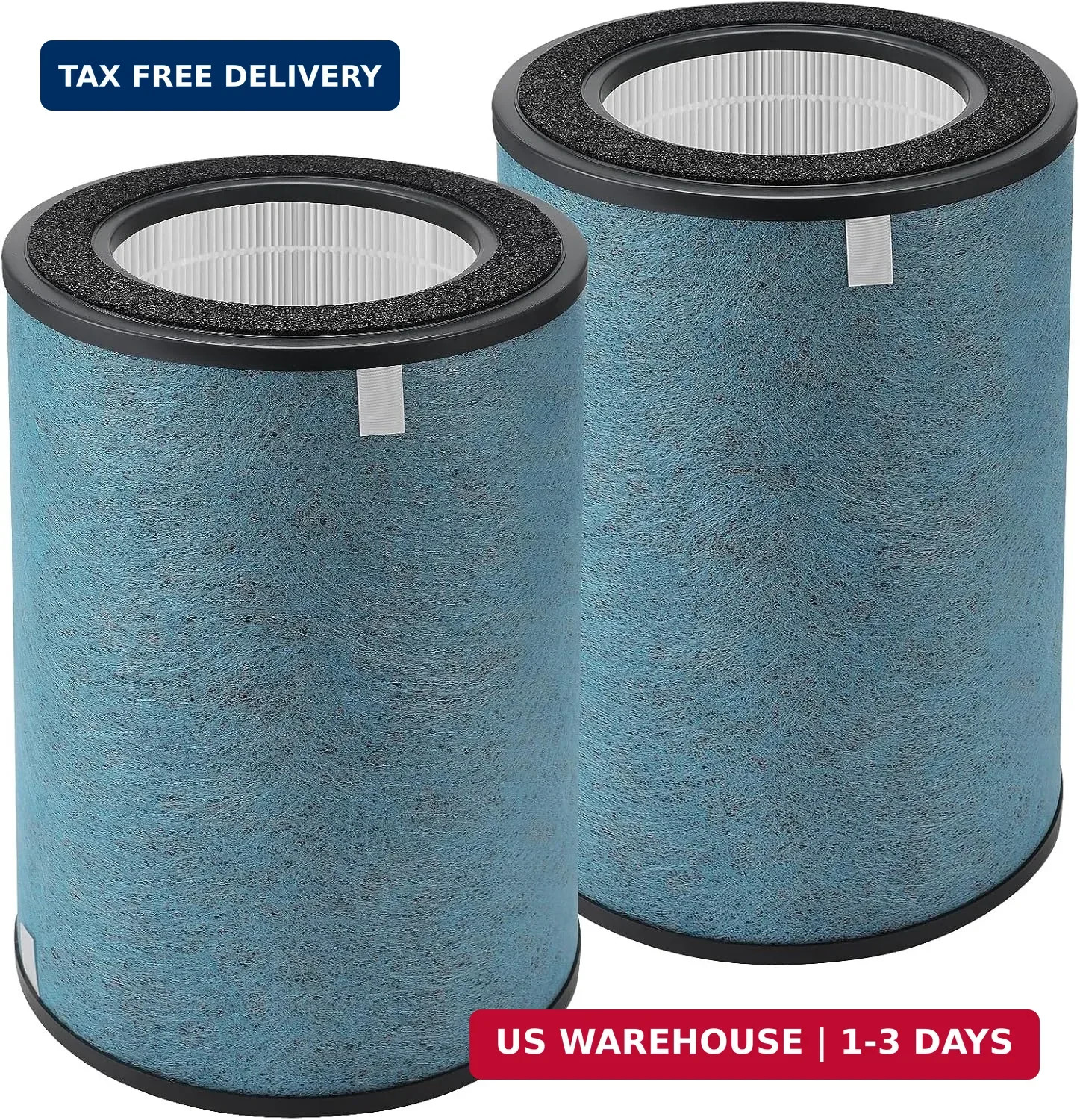 2 Pack HP301 HP302 HP305 Replacement Filter Compatible with Shark HP301,HP302 Ai