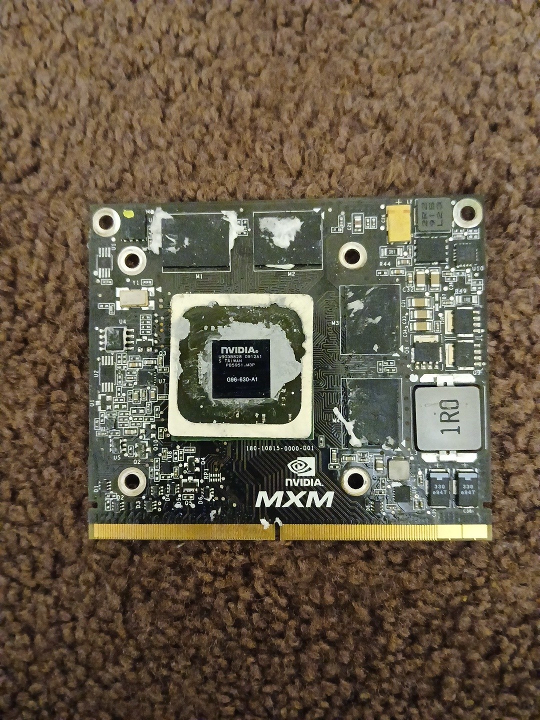 Apple Nvidia 180-10815-0000-001 Video Card Without Heatsink.