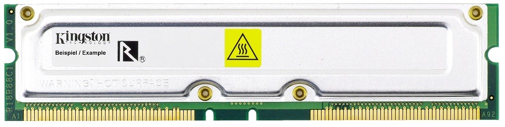 256MB Kit (2x128MB) Kingston ECC RDRAM PC800-45 RIMM KTH-XU800/256 A6081A D9519A
