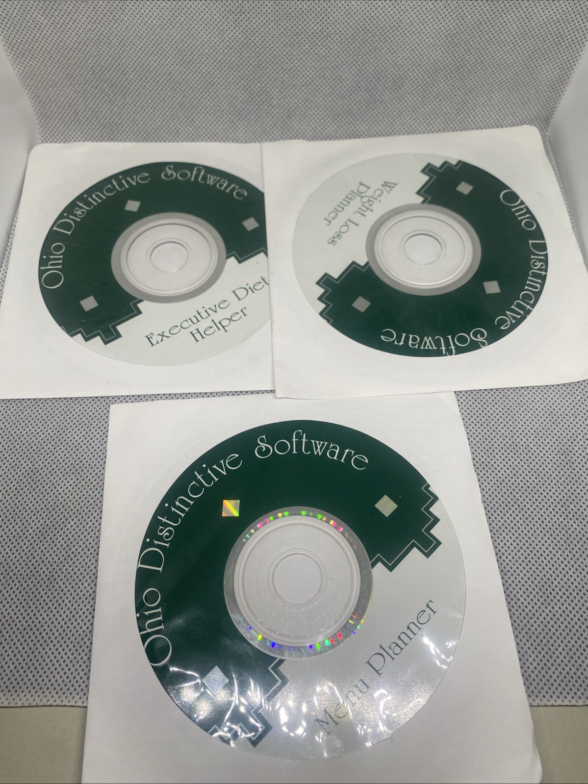 Nutrition 3 CDs PC, Mac Diet menu food plans tools Ohio Distinctive Software