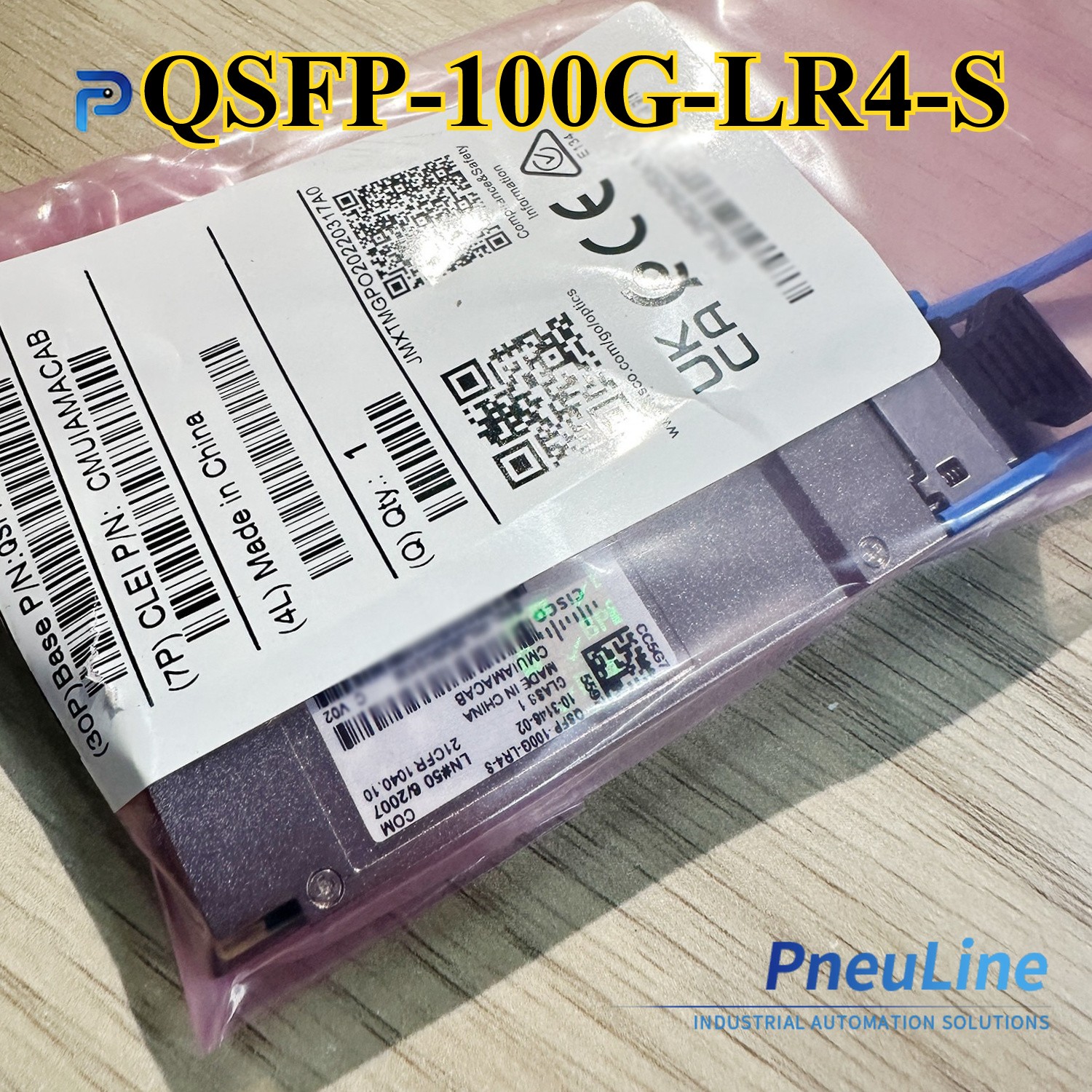QSFP-100G-LR4-S CISCO 100GBASE-LR4 QSFP Transceiver, LC, 10km Over SMF HOLOGRAM