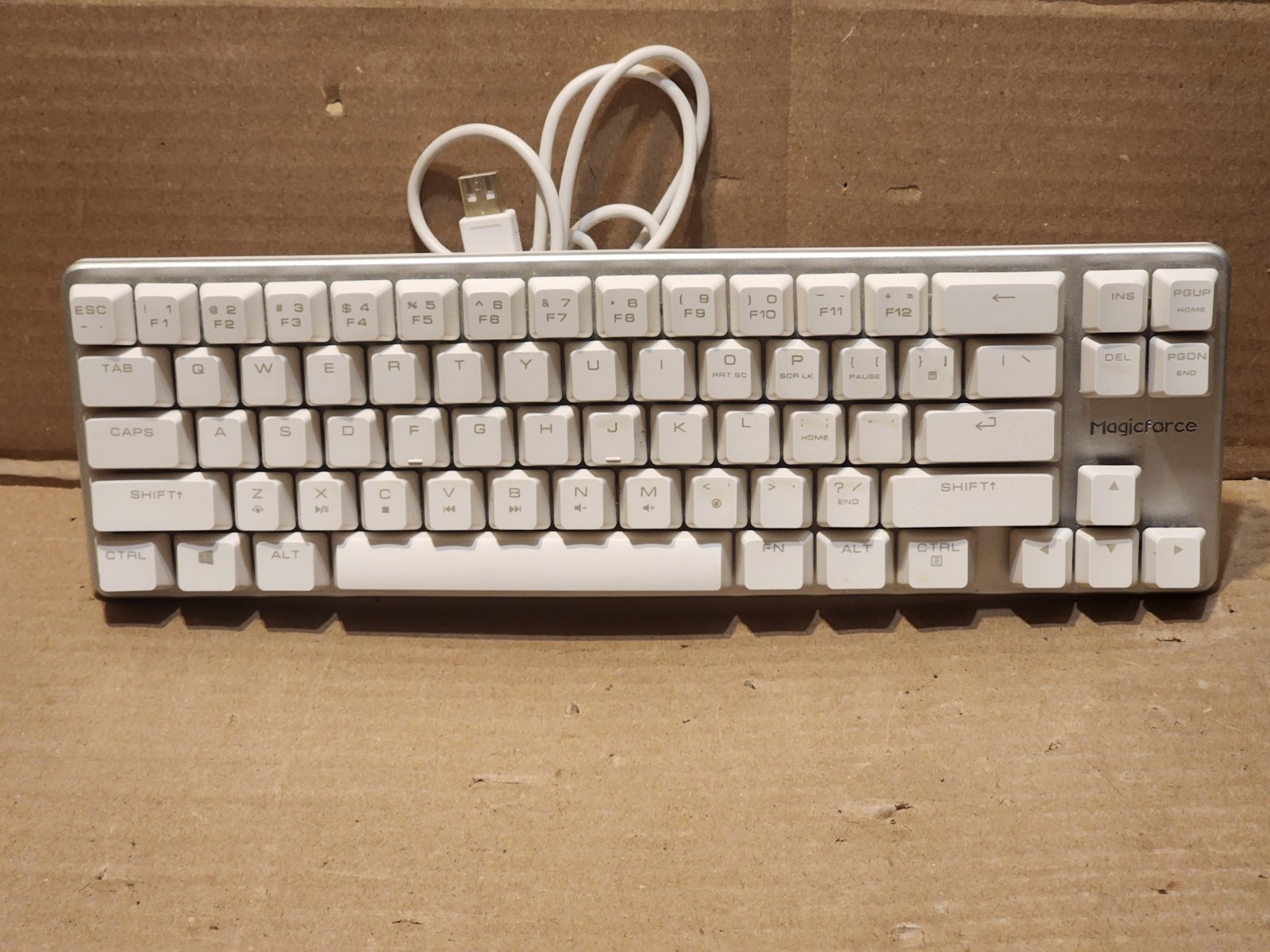 Magicforce Smart 68 Keys Mini Mechanical Keyboard Wired USB -White + FreeShippin